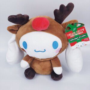 Hello Kitty and Friends Cinnamoroll Reindeer 8” Plush Christmas